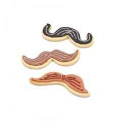 Emporte-pièces Moustache (Lot de 3)