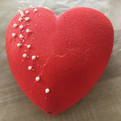 Moule à Gâteau 3D Coeur - Moule Coeur bombé en silicone