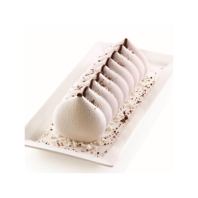 Moule à gâteau 3D en silicone rond - 2 cavités - Silikomart